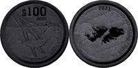 Falkland Islands 100 Dollars 2021 &Icirc;les Malouines.Monnaie de STGL 13.79 US$  +  28.86 US$ shipping