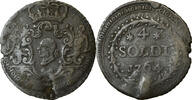 ITALIAN STATES 4 Soldi Coin, CORSICA, General Pasquale Paoli, Murato -