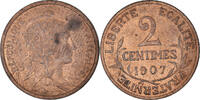 France 2 Centimes Coin, Dupuis, Paris, Bronze, KM:841 -