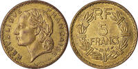 France 5 Francs Coin, Lavrillier, Aluminum-Bronze, KM:888a.2 -