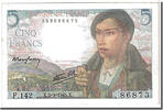 France 5 Francs Banknote, 5 F 1943-1947 ''Berger'', 1945-04-05 -