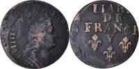 France Liard de France Coin, Liard de France au buste âgé, troisième type -