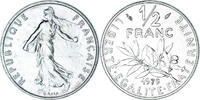 France 1/2 Franc Coin, Semeuse, Paris, Nickel, KM:931.1 -