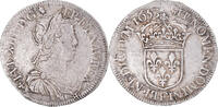 France 1/2 Écu à la mèche longue Coin, Louis XIV, Angers -