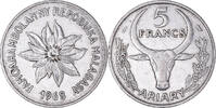 Madagascar 5 Francs, Ariary Coin, Paris, Stainless Steel -