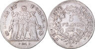 France 5 Francs Coin, Union et Force, Bayonne -