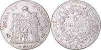France 5 Francs Coin, Union et Force, Paris -