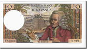 France 10 Francs Banknote, 10 F 1963-1973 ''Voltaire'', 1971-12-02 -