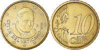 VATICAN CITY 10 Euro Cent Rome, BU, Brass, KM:385 -