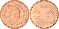 VATICAN CITY 5 Euro Cent Rome, Copper Plated Steel, KM:377 -
