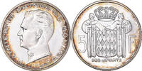 Monaco 5 Francs Coin, Rainier III, ESSAI, Silver, KM:E41 -