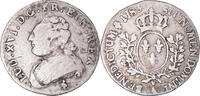France 6 Sols, 1/20 ECU Coin, Louis XVI, Paris, Silver -