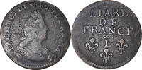 France Liard de France Coin, Louis XIV, Lille, Copper -