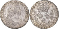 France Ecu Coin, Louis XIV, Écu aux palmes, Nantes, réformé -