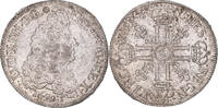 France Ecu Coin, Louis XIV, Écu aux 8 L, Rennes, réformé -