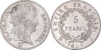 France 5 Francs Coin, Napoléon I, Paris, Silver, KM:694.1 -