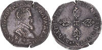 France Demi Franc Coin, Henri IV, Bordeaux, Silver, Gadoury:590 -