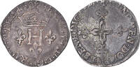 France Double Sol Parisis Coin, Henri III, Villeneuve-lès-Avignon -