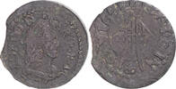 Spain Seiseno Coin, CATALONIA, Louis XIII, Barcelona, Copper -