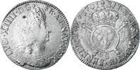 France Ecu Louis XIV, Écu aux insignes, Reims, réformé, Silver -