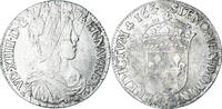 France 1/2 Ecu Coin, Louis XIV, 1/2 Écu à la mèche longue, Limoges -