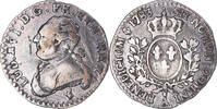 France 6 Sols, 1/20 ECU Coin, Louis XV, 1/20 Écu (6 sols), Paris, 2éme -