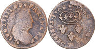 France 2 Deniers Coin, Louis XIV, Deux deniers de Strasbourg -