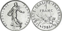 France Franc Coin, Semeuse, Paris, série FDC, Nickel -