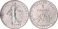 France Franc Coin, Semeuse, Paris, BU, Nickel, KM:925.1 -