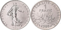 France Franc Coin, Semeuse, Paris, Nickel, KM:925.1 -