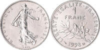 France Franc Coin, Semeuse, Paris, BU, Nickel, KM:925.1 -