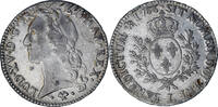 France Écu au bandeau Coin, Louis XV, Bayonne, Silver -