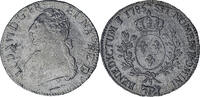 France Écu de Béarn aux branches d'olivier Coin, Louis XVI, Pau -