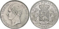 Belgium 5 Francs, 5 Frank Leopold I, Silver, KM:17 -