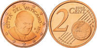 VATICAN CITY 2 Euro Cent Benedict XVI, Rome, Proof, Copper Plated Steel -