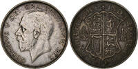 Great Britain 1/2 Crown George V, Silver, KM:835 -