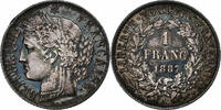 France Franc Cérès, Paris, Silver, Gadoury:465a, KM:822.1 -