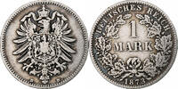 GERMANY - EMPIRE Mark Wilhelm I, Munich, Silver, KM:7 -