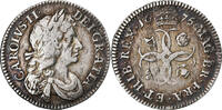 Great Britain 4 Pence, Groat Charles II, Silver, KM:434 -