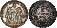 France 5 Francs Hercule, Paris, Silver, Gadoury:745a -