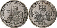 Portugal 200 Escudos Copper-nickel, KM:719 -