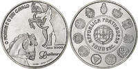 Portugal 1000 Escudos Lisbon, Silver, KM:727 -