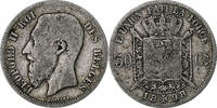 Belgium 50 Centimes 1898 Not Applicable Leopold II, Silver, KM:26 S 12.64 US$  +  28.86 US$ shipping