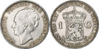 Netherlands Gulden Wilhelmina I, Silver, KM:161.1 -