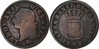 France Sol Louis XVI, Sol ou sou, Orléans, Copper -