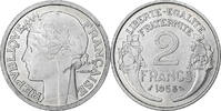 France 2 Francs Morlon, Paris, Chouette, Aluminum -