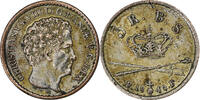 Denmark 3 Rigsbankskilling Christian VIII, Silver, KM:A730 -