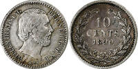 Netherlands 10 Cents William III, Silver, KM:80 -
