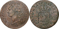 France Sol Louis XVI, Sol ou sou, Paris, 2éme sem, Copper -