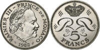 Monaco 5 Francs Rainier III, Paris, Copper-nickel, Gadoury:MC -